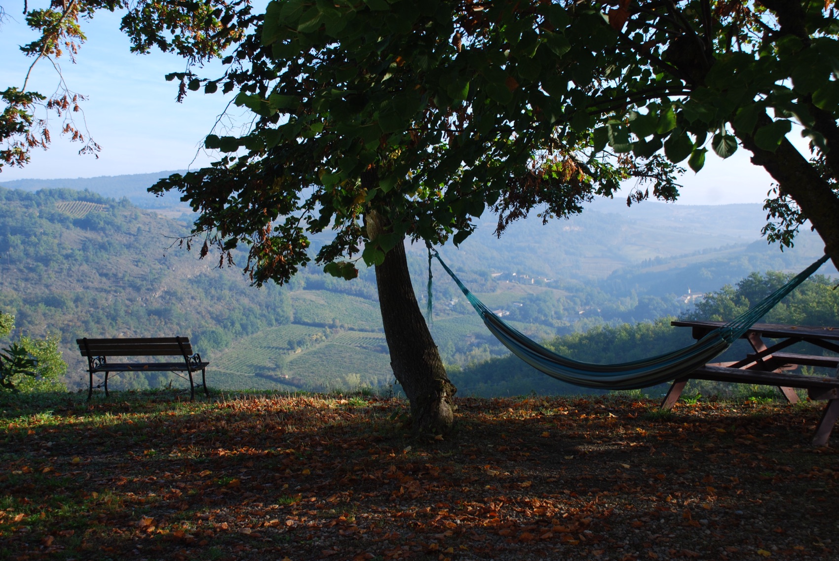 The hammock and the valley view